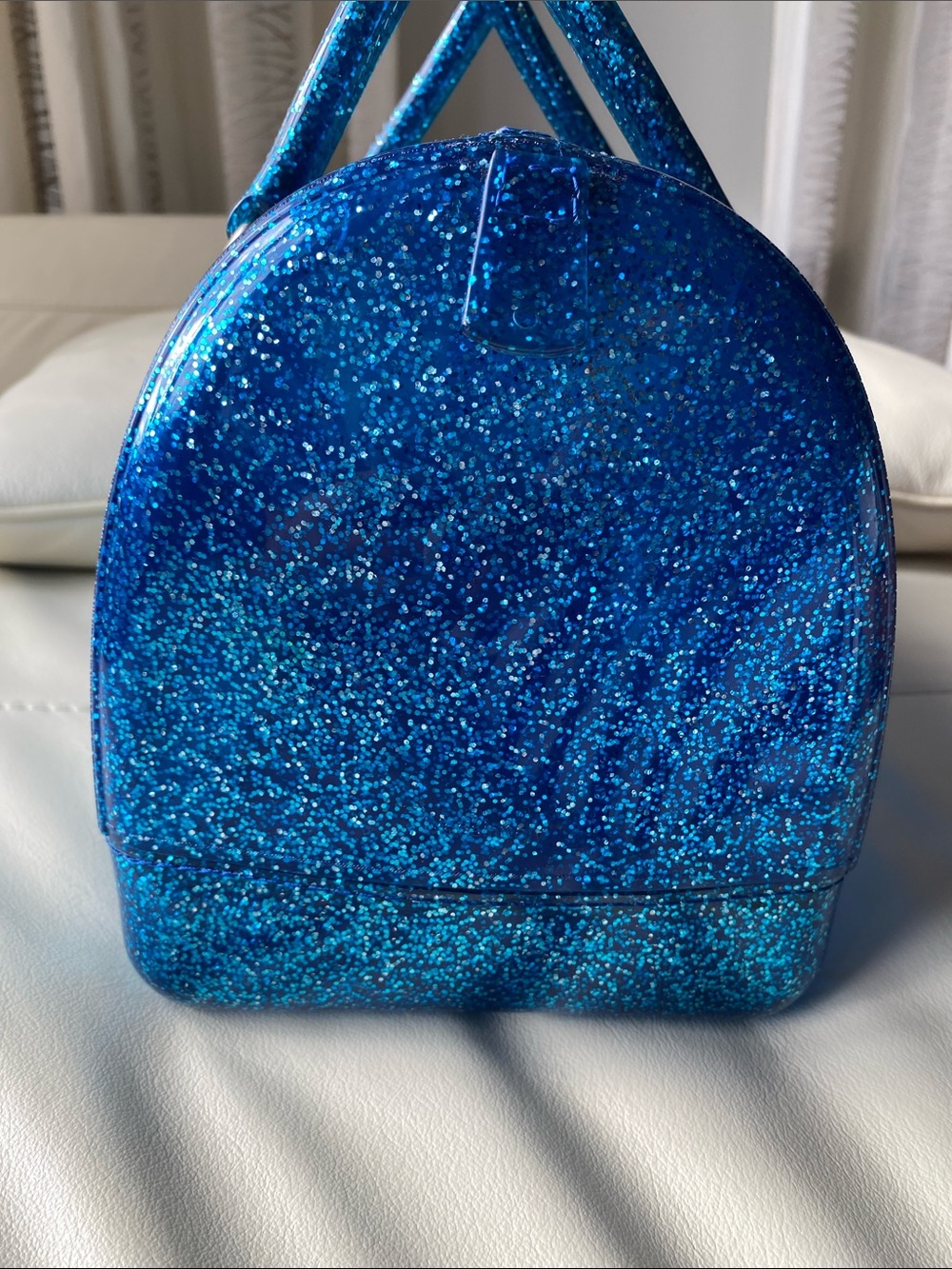๐ Host Pick๐ Furla Blue Glitter Candy bag - read description - Picture 8 of 17